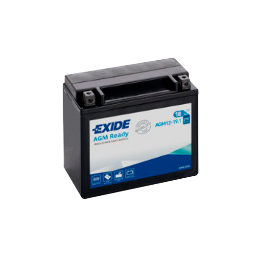 Batería Exide AGM12-19.1 Moto AGM Ready 12 V 18 Ah
