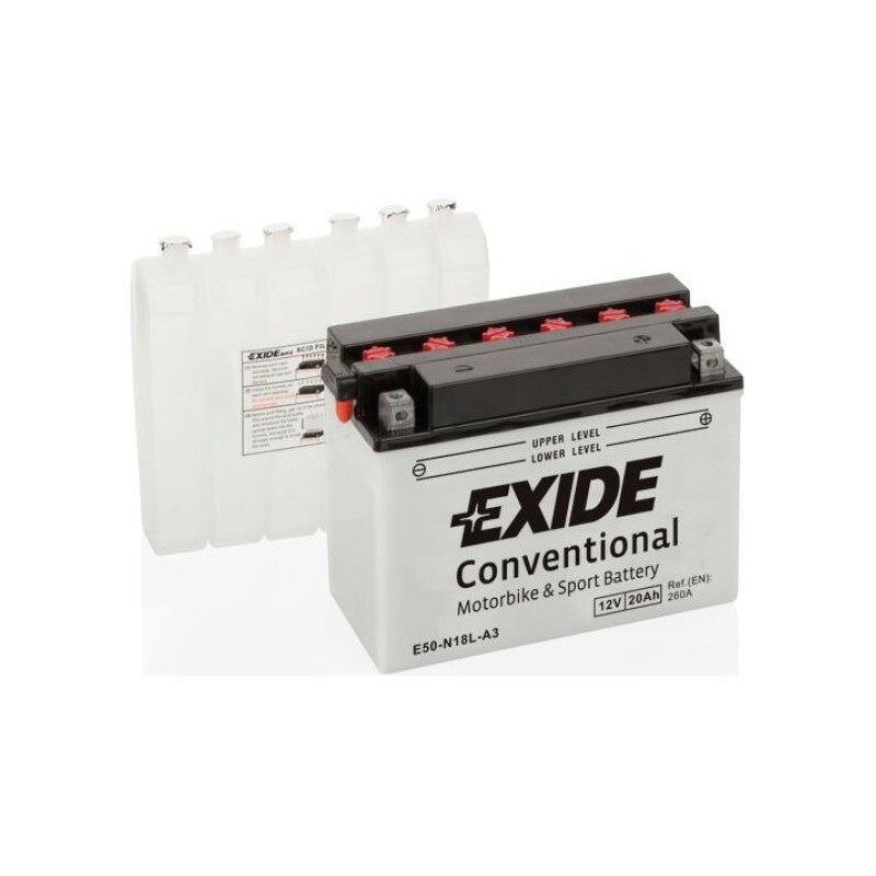 Batería Exide E50-N18L-A3 Moto Conventional 12 V 20 Ah
