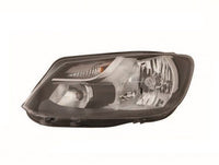 Faro delantero Volkswagen Caddy III fase 2 2010–2015 H4 negro - izquierdo