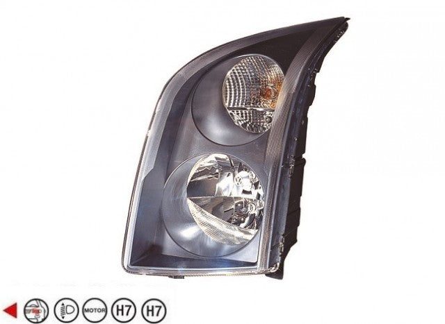 Faro delantero Volkswagen Crafter I fase 1 2006–2011 H7+H7+W5W - izquierdo