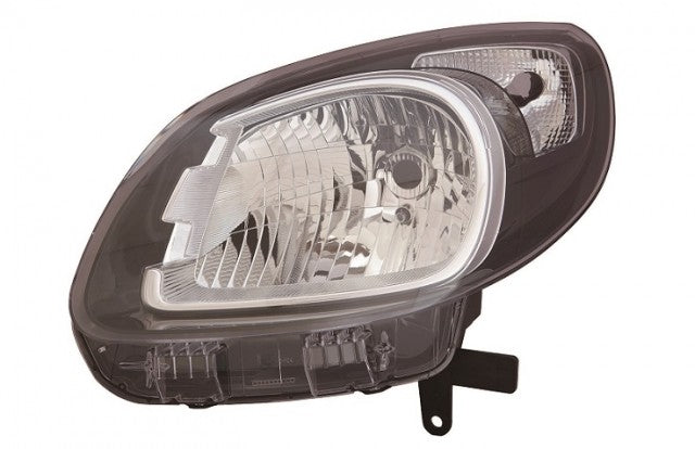 Faro delantero Renault Kangoo II fase 2 2013–2021 H4 negro - izquierdo