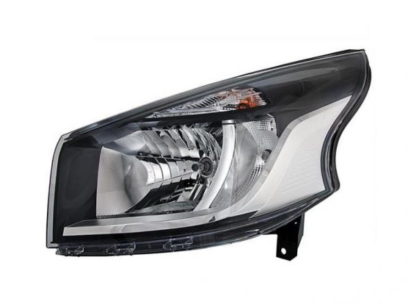 Faro delantero Renault Trafic III fase 1 2014–2019 H4 negro - izquierdo