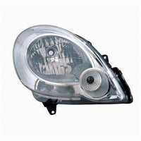 Faro delantero Renault Kangoo II fase 1 2008–2013 H4 luz diurna cromado - derecho