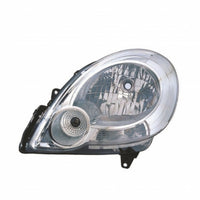 Faro delantero Renault Kangoo II fase 1 2008–2013 H4 luz diurna cromado - izquierdo