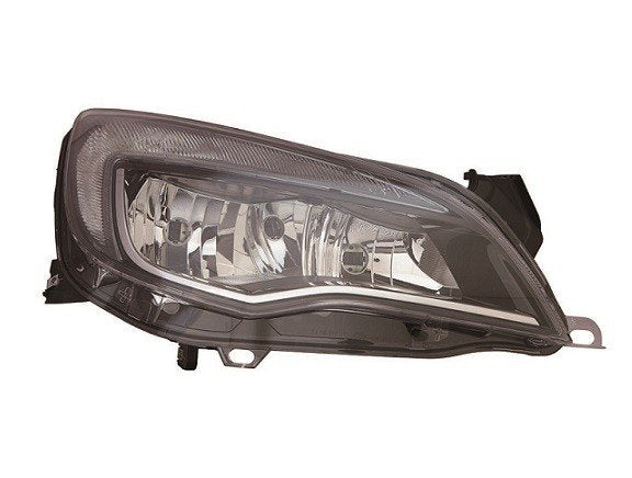 Faro H7+H7+Diurna [Negro - Cromado] — OPEL ASTRA J 5 puertas fase 2 desde 08/2012 hasta 09/2015 - derecho