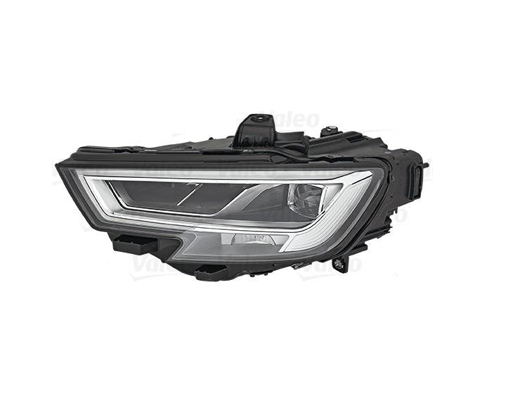 Faro eléctrico full led negro con motor (Valeo) — AUDI A3 3 (8V) fase 1 desde 09/2012 hasta 07/2016 - izquierdo