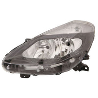 Faro eléctrico, negro, H7 — RENAULT CLIO 3 fase 1 desde 09/2005 hasta 03/2009 - izquierdo