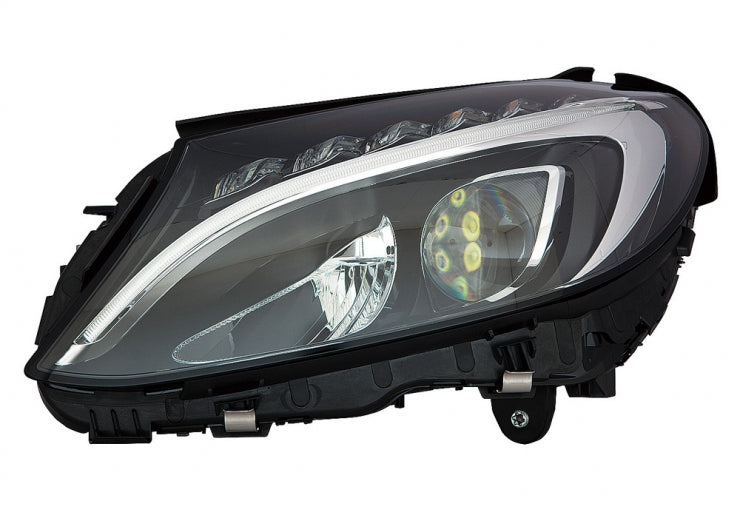 Faro eléctrico, LED (motor) — MERCEDES W205 Clase C fase 1 - izquierdo
