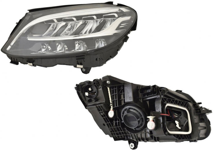 Faro eléctrico, LED (motor) (desde 01/2018) — MERCEDES W205 Clase C fase 1 - izquierdo